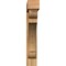 Ekena Millwork Olympic Block Rough Sawn Bracket w/ Offset Brace, Western Red Cedar, 8"W x 48"D x 48"H BKT0806X48X48OLY05RWR - alternate 4